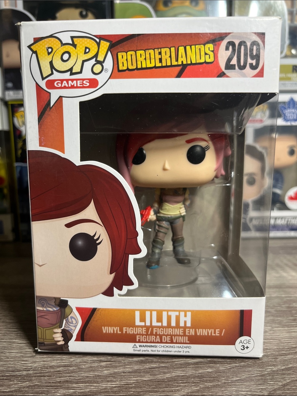 Funko Pop! Games Borderlands Lilith Vinyl Figure - Red, Pink, White, Brown